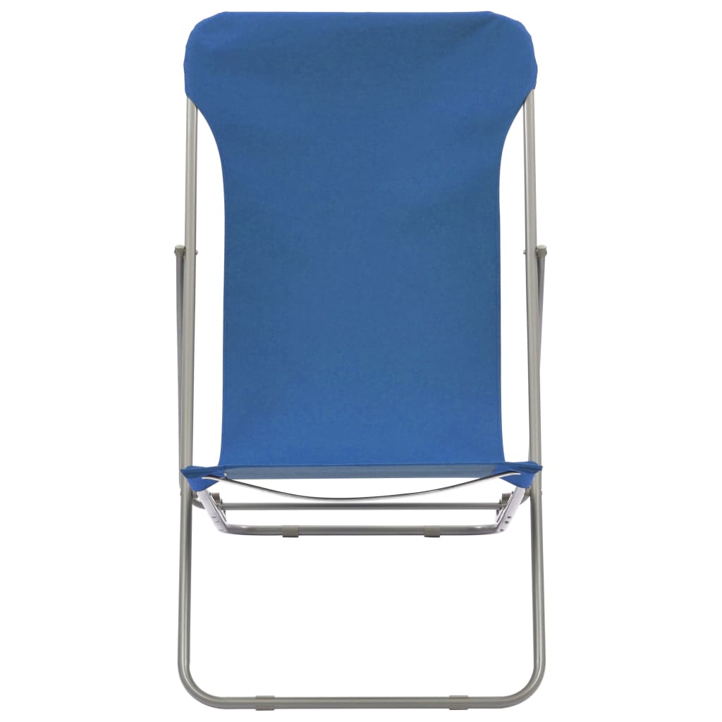 vidaXL Beach Chair | Set of 2 | Blue