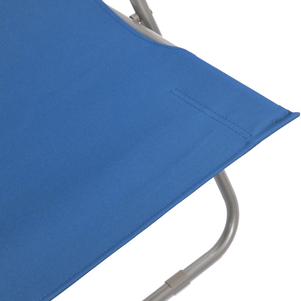 vidaXL Beach Chair | Set of 2 | Blue