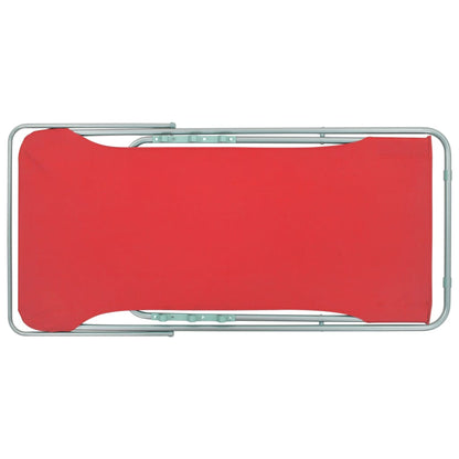 vidaXL Beach Chair | Set of 2 | Red