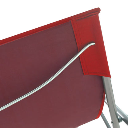 vidaXL Beach Chair | Set of 2 | Red