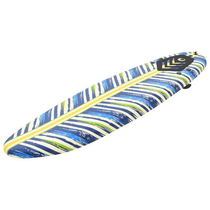 91685 vidaXL Surfboard 170 cm Leaf