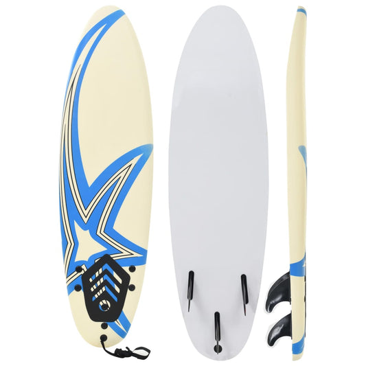 91689 vidaXL Surfboard 170 cm Star