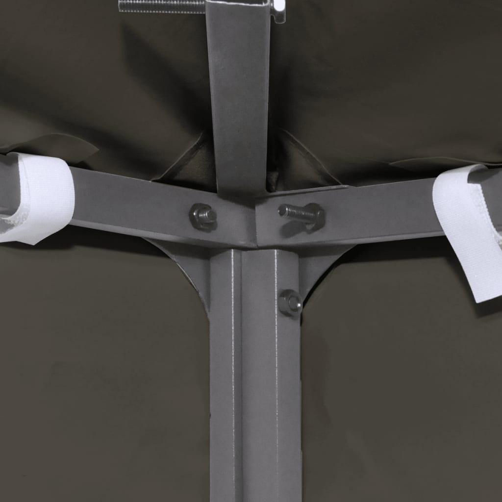 vidaXL 2-Tier Gazebo Top Cover 310 g/m² 3x3 m Taupe