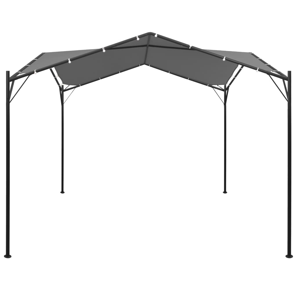 vidaXL Gazebo | Anthracite | Powder-coated steel | 4x4 meters