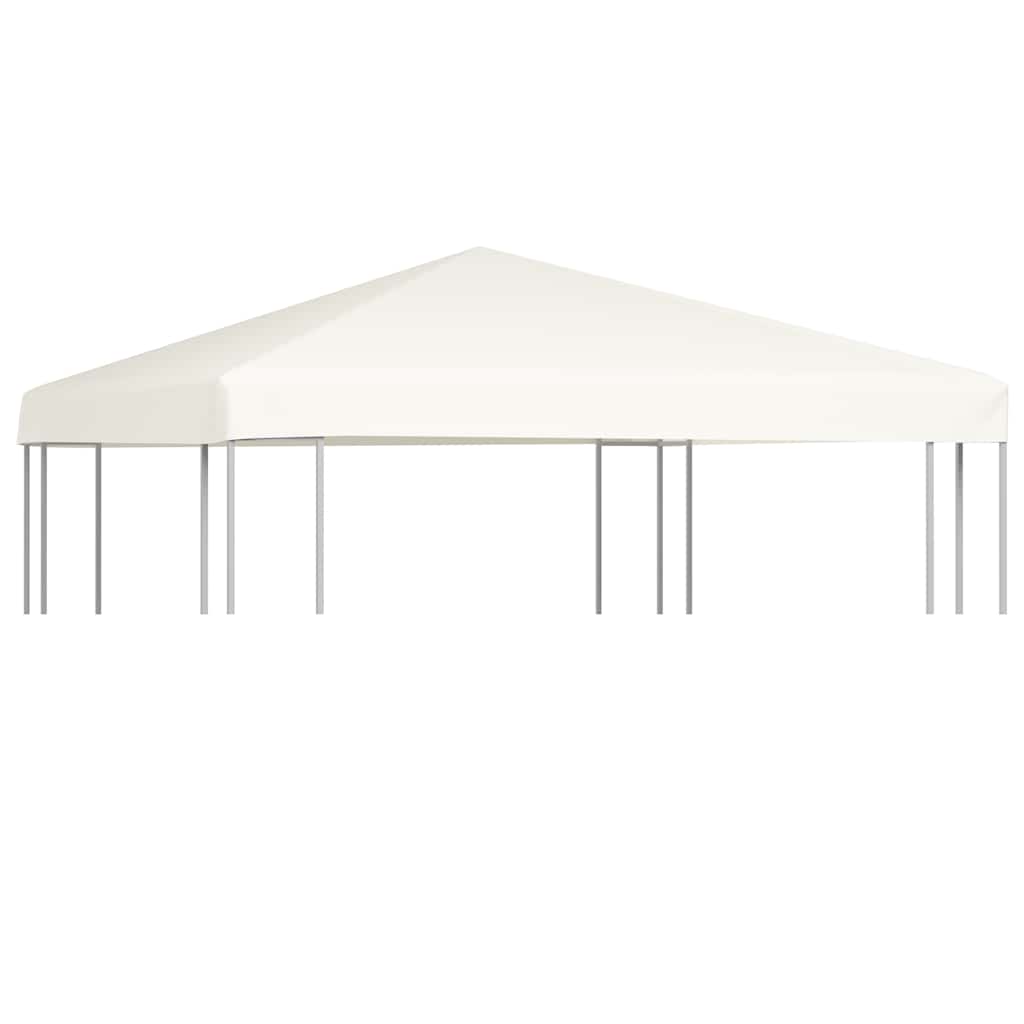 44777 vidaXL Gazebo Top Cover 310 g/m² 3x3 m Cream White