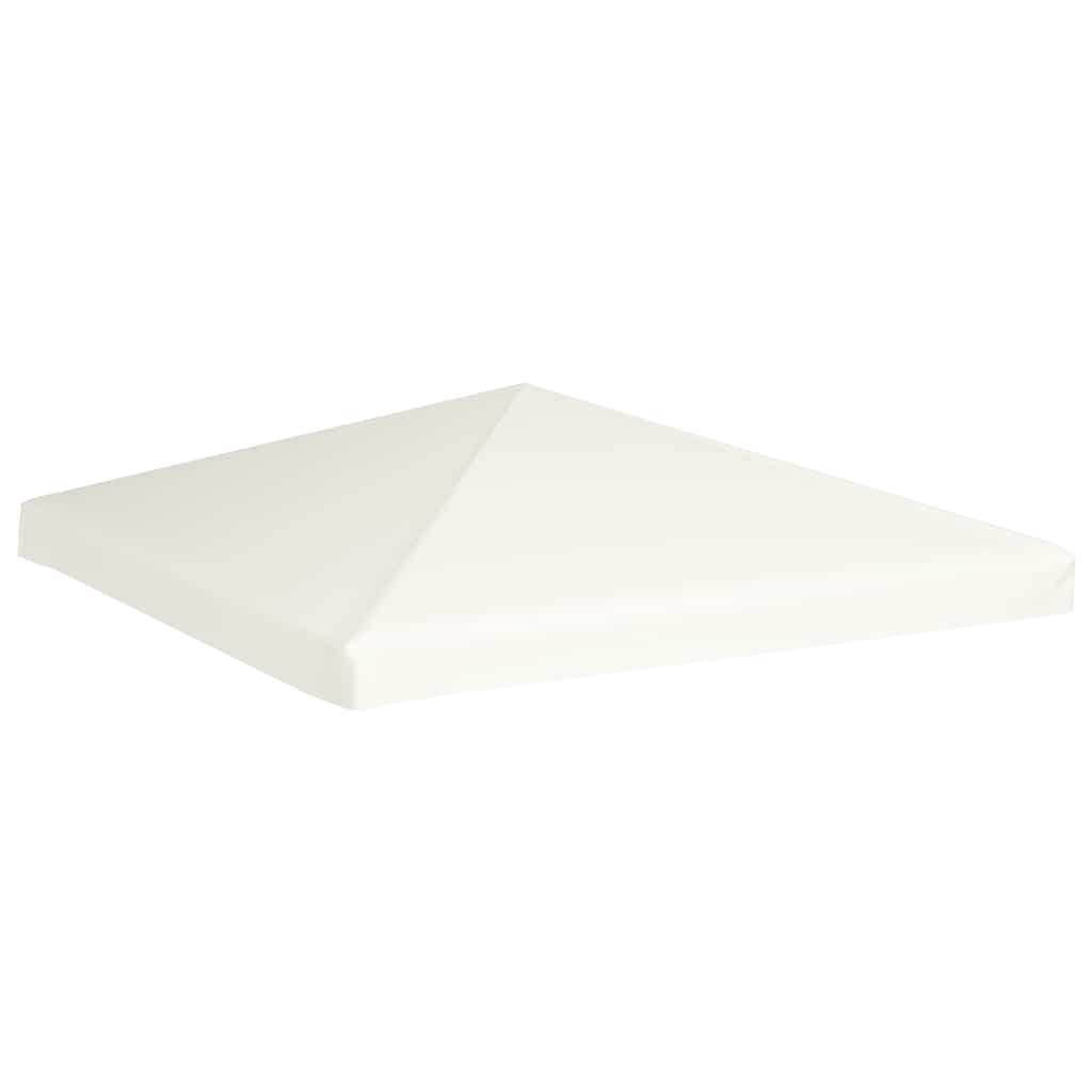 44777 vidaXL Gazebo Top Cover 310 g/m² 3x3 m Cream White