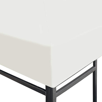 44777 vidaXL Gazebo Top Cover 310 g/m² 3x3 m Cream White
