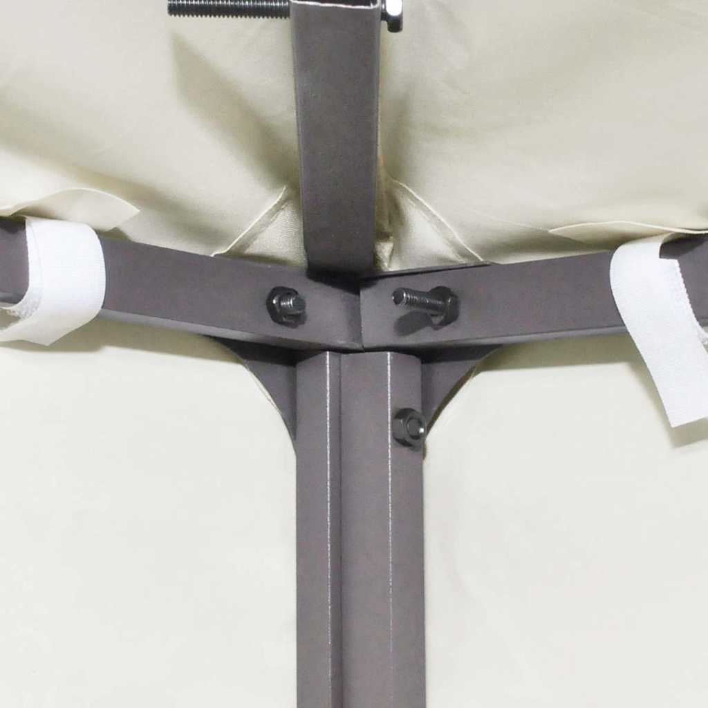 44777 vidaXL Gazebo Top Cover 310 g/m² 3x3 m Cream White