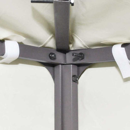 44777 vidaXL Gazebo Top Cover 310 g/m² 3x3 m Cream White
