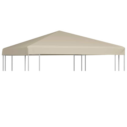 44778 vidaXL Gazebo Top Cover 310 g/m² 3x3 m Beige