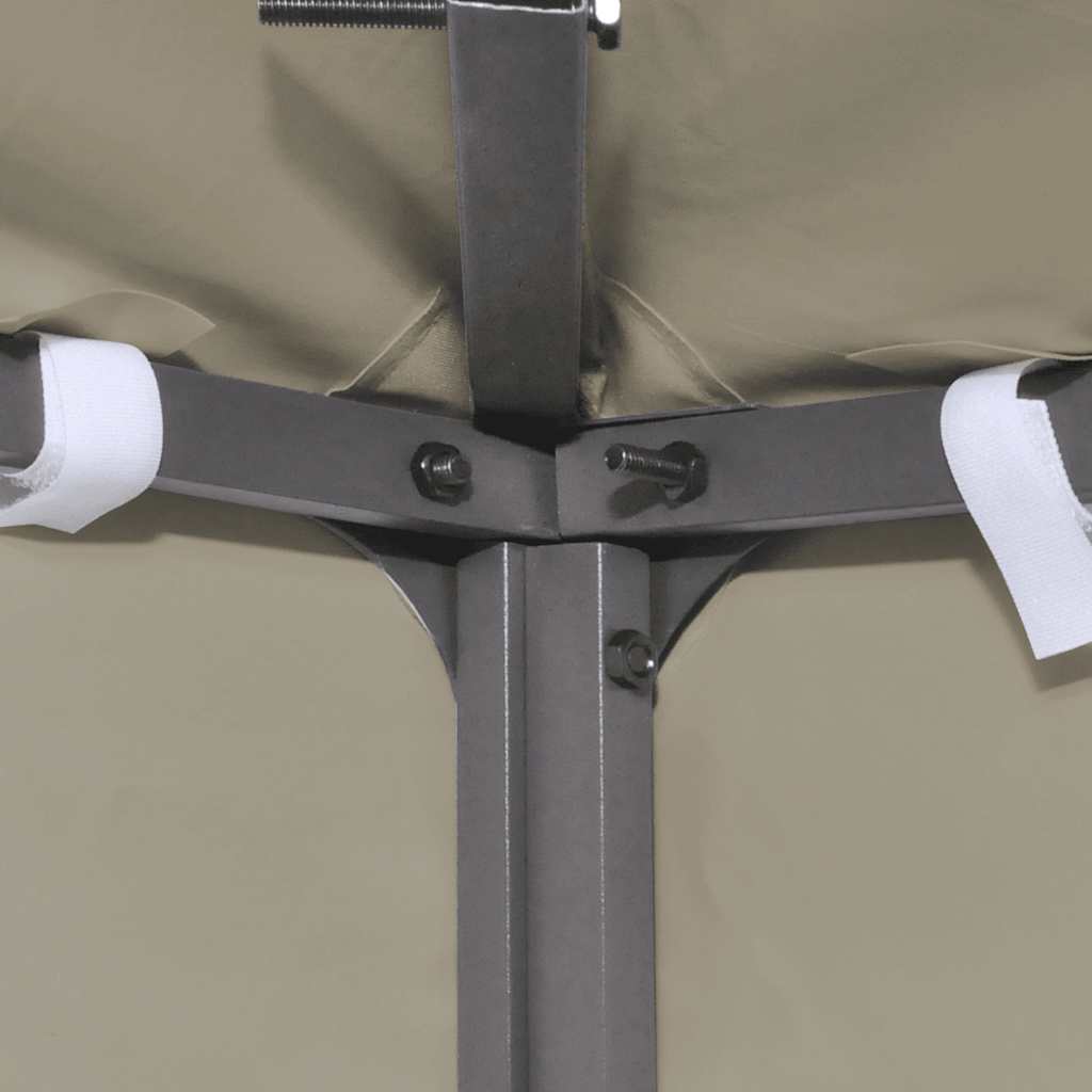 44778 vidaXL Gazebo Top Cover 310 g/m² 3x3 m Beige