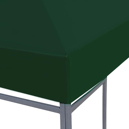 44779 vidaXL Gazebo Top Cover 310 g/m² 3x3 m Green