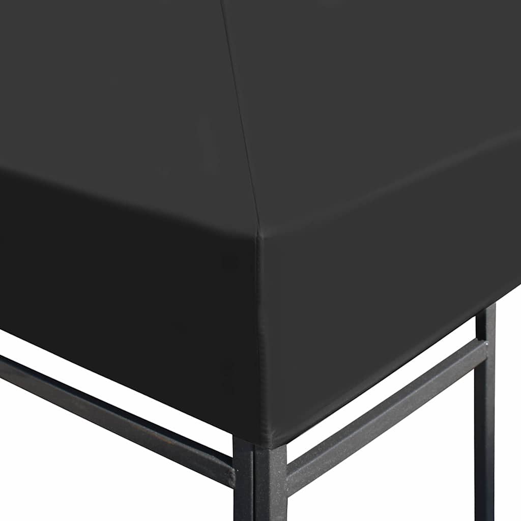 44781 vidaXL Gazebo Top Cover 310 g/m² 3x3 m Grey