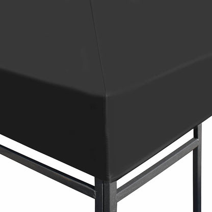 44781 vidaXL Gazebo Top Cover 310 g/m² 3x3 m Grey