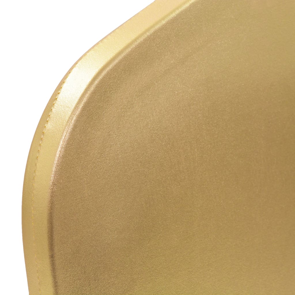 vidaXL 6 pcs Chair Covers Stretch Gold
