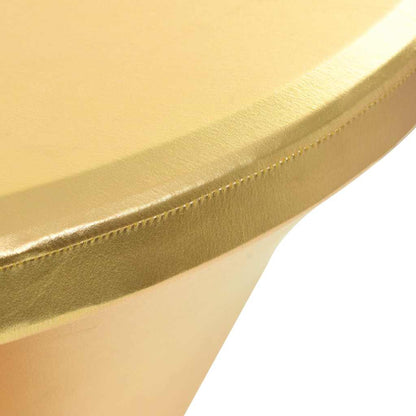 vidaXL 2 pcs Table Covers Stretch 60 cm Gold