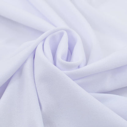 vidaXL 2 pcs Stretch Table Covers with Skirt 150x74 cm White