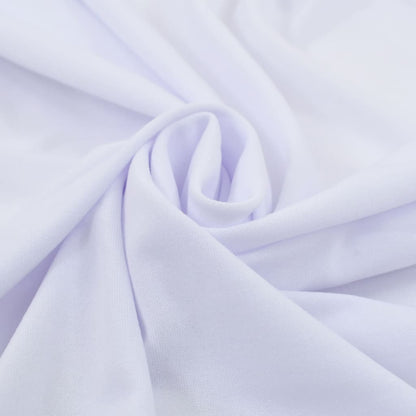 vidaXL 2 pcs Stretch Table Covers with Skirt 120x60.5x74 cm White