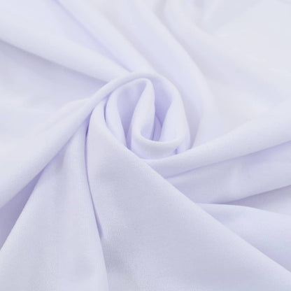 vidaXL 2 pcs Stretch Table Covers with Skirt 243x76x74 cm White