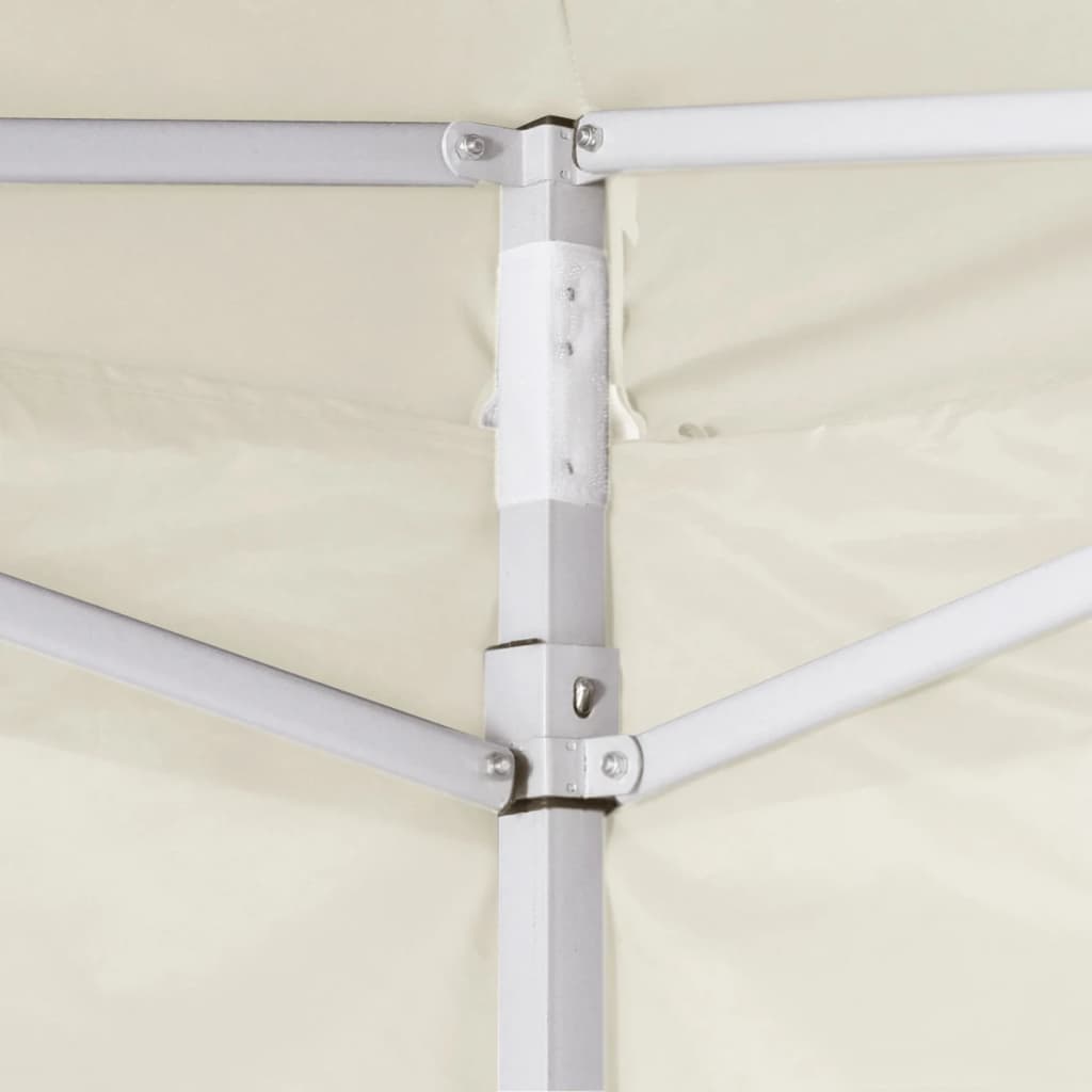 vidaXL Foldable Tent with 2 Walls 291x291x315 cm Cream