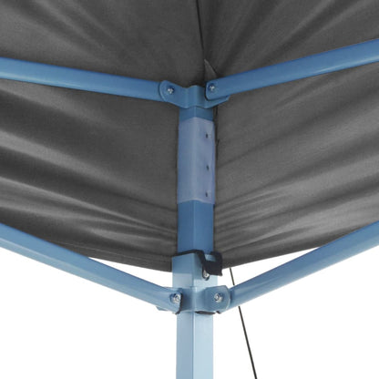 vidaXL Foldable Party Tent Pop-Up with 2 Sidewalls 3x3 m Anthracite