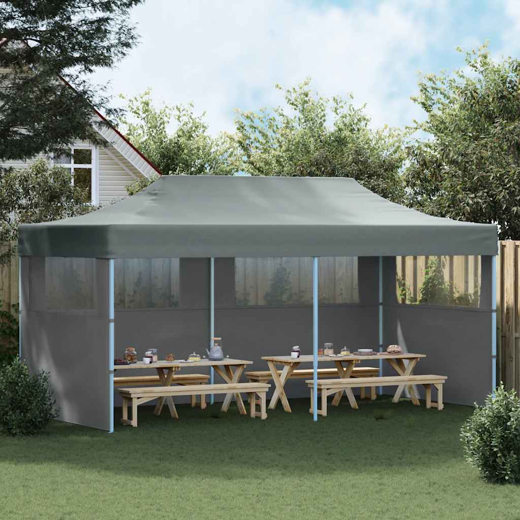vidaXL Partytent | Anthracite | 600D oxford with PVC coating | 3x6 m | Foldable