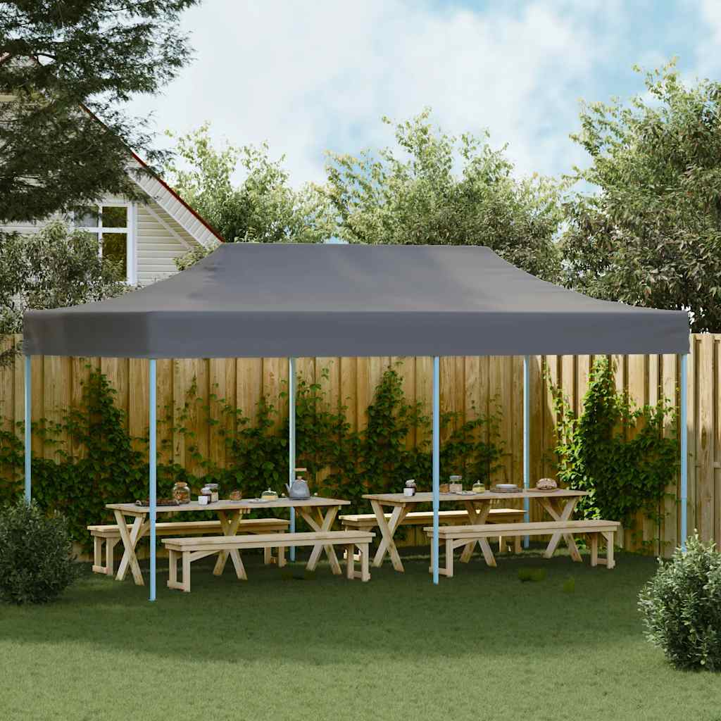 vidaXL Partytent | Anthracite | 600D Oxford with PVC coating | 3x6 m