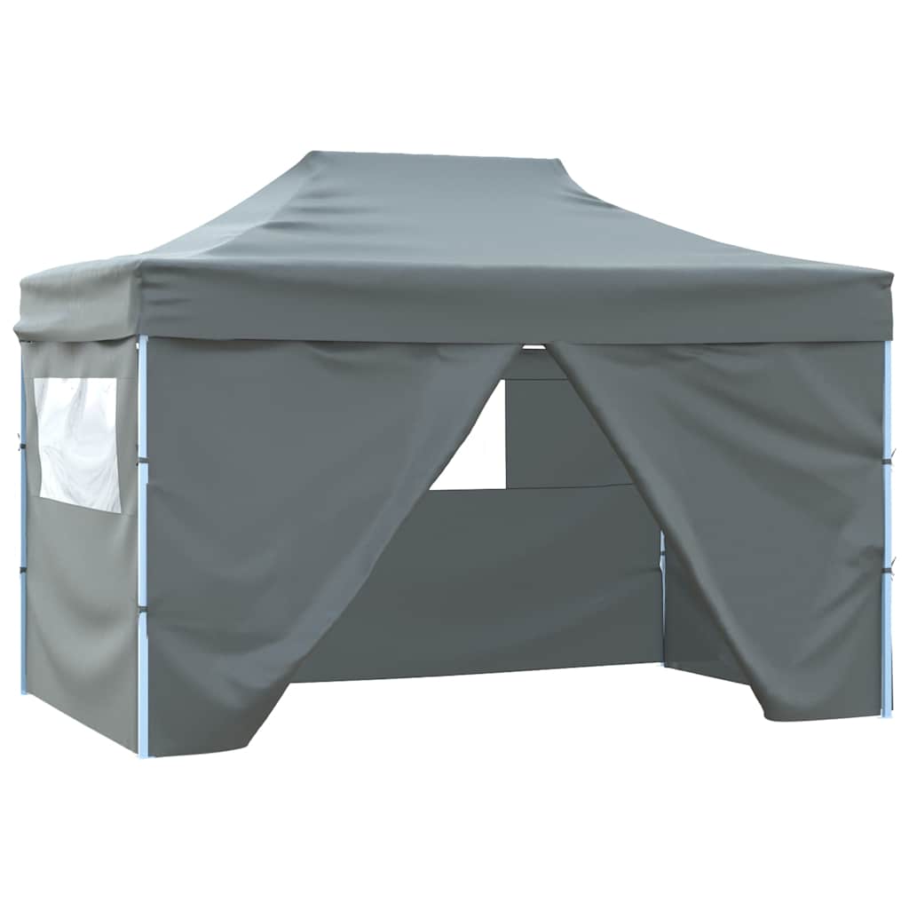 vidaXL Partytent | Anthracite | Oxford Fabric | 3x4.5m | Foldable | Party Tent