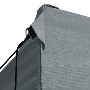 vidaXL Foldable Tent with 3 Walls 3x4.5 m Anthracite