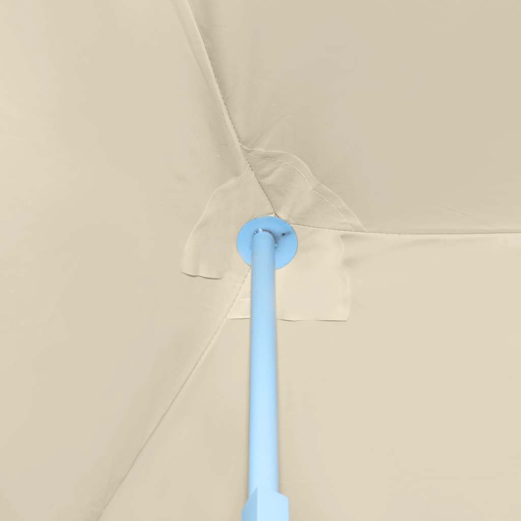 vidaXL Folding Pop-up Party Tent with 5 Sidewalls 3x9 m Cream