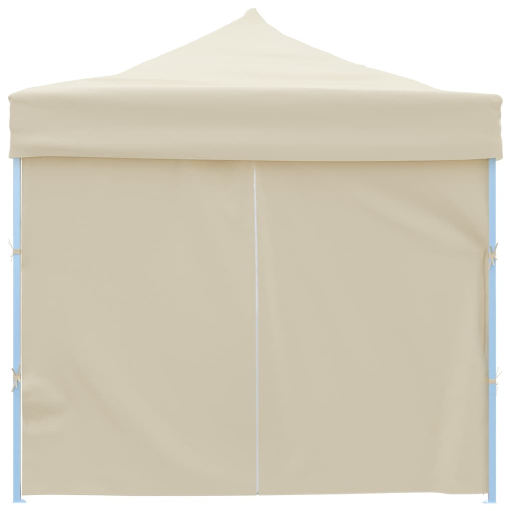vidaXL Folding Pop-up Party Tent with 8 Sidewalls 870x291x315 cm Cream