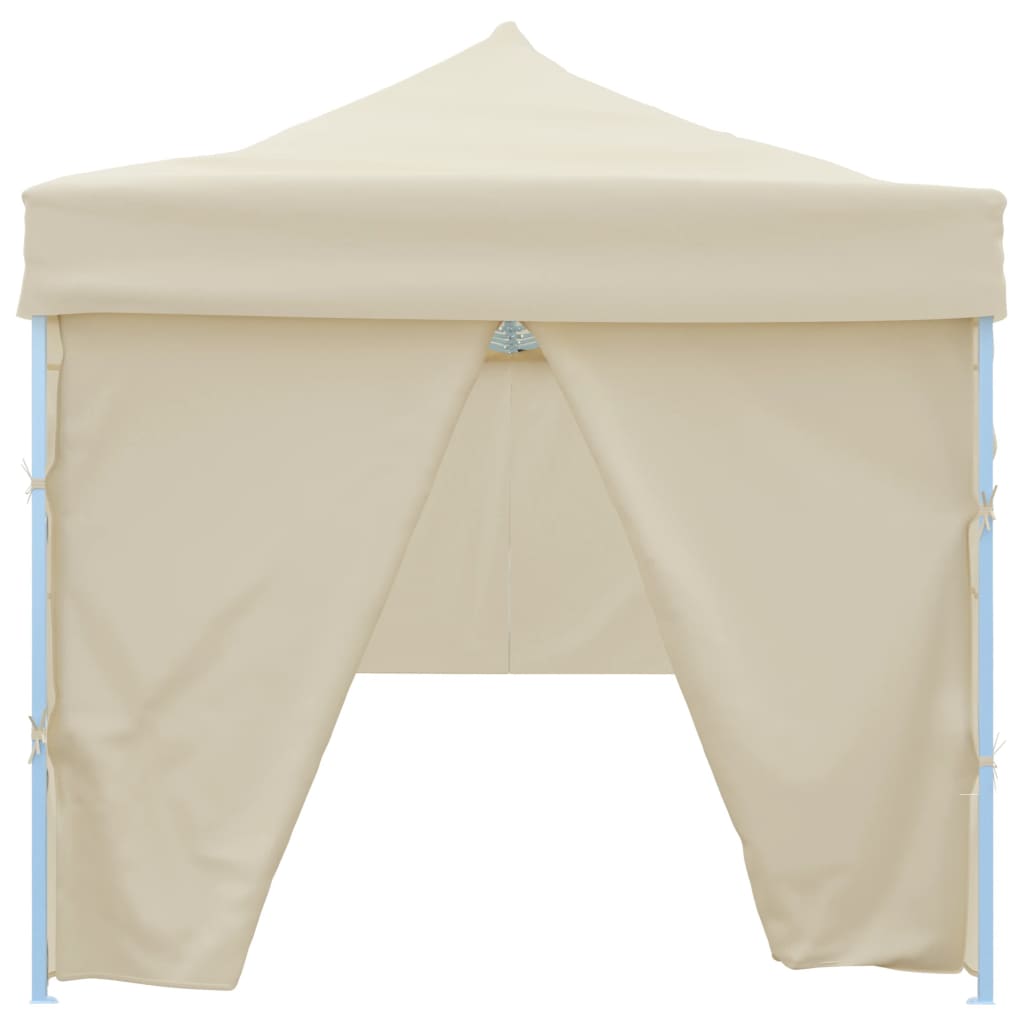 vidaXL Folding Pop-up Party Tent with 8 Sidewalls 870x291x315 cm Cream