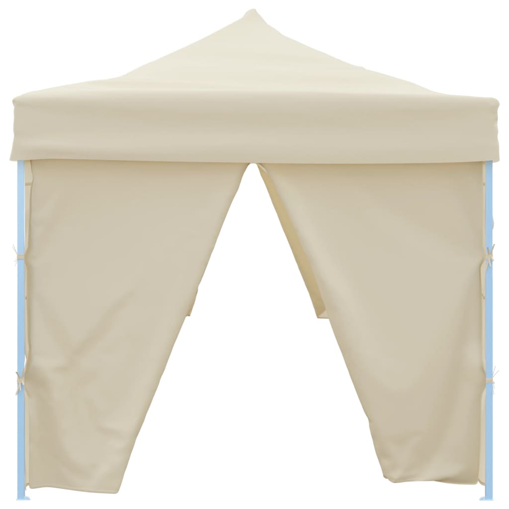 vidaXL Folding Pop-up Party Tent with 8 Sidewalls 870x291x315 cm Cream