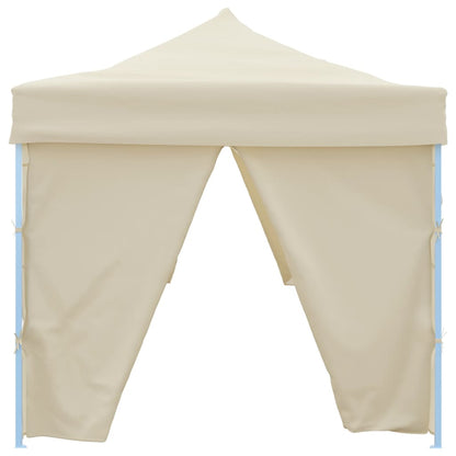 vidaXL Folding Pop-up Party Tent with 8 Sidewalls 870x291x315 cm Cream