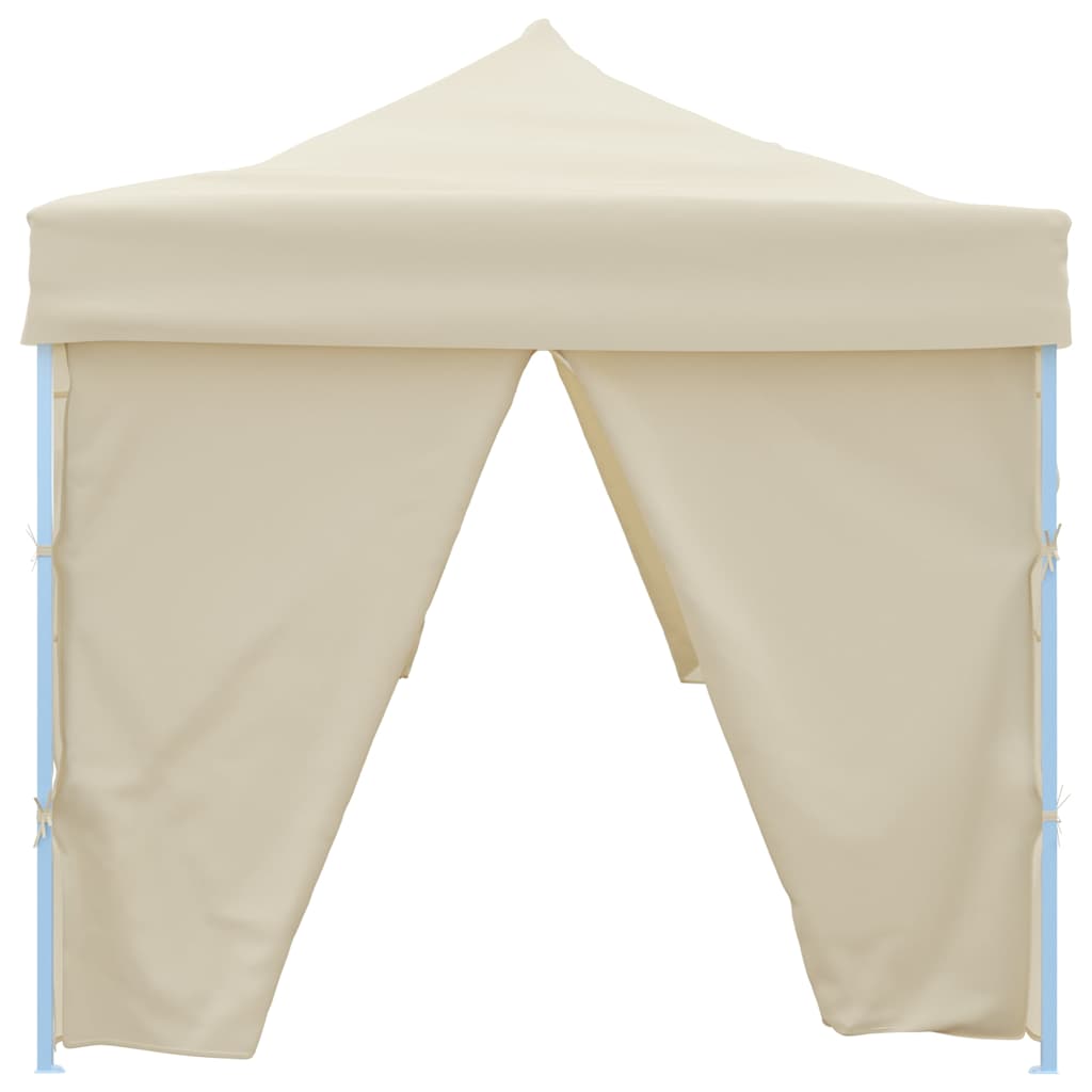 vidaXL Folding Pop-up Party Tent with 8 Sidewalls 870x291x315 cm Cream