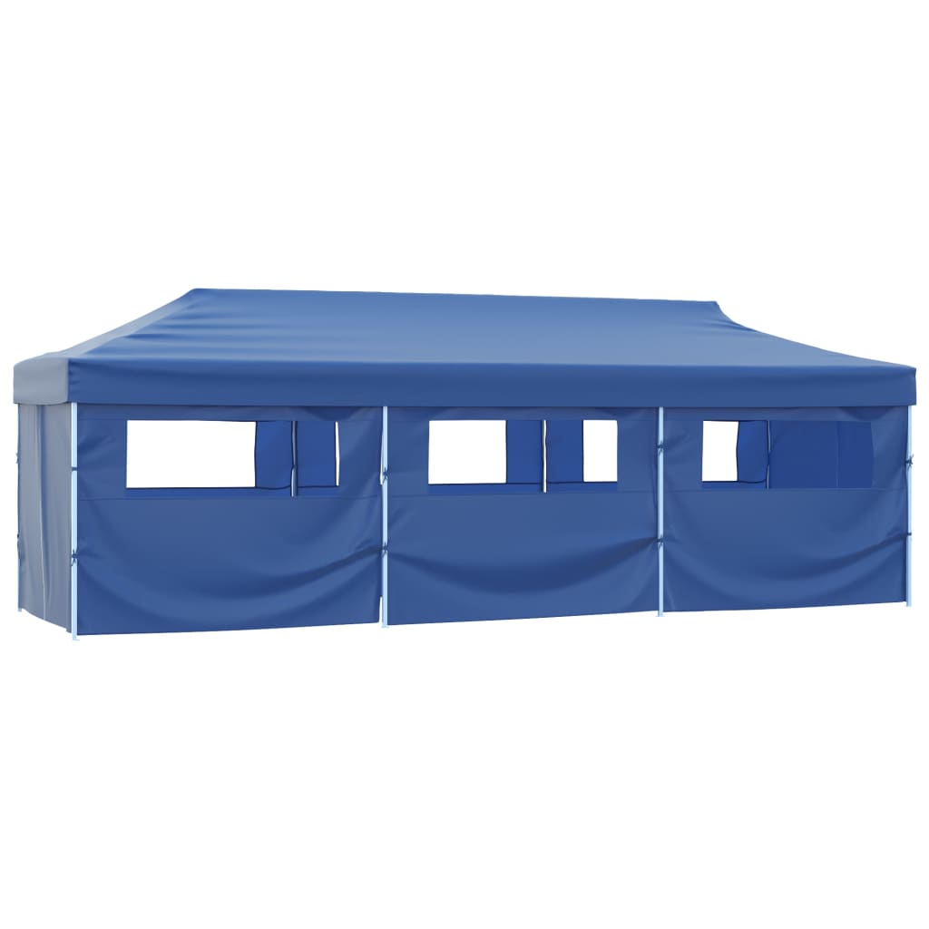 vidaXL Partytent | Blue | 600D oxford with PVC coating, powder-coated steel