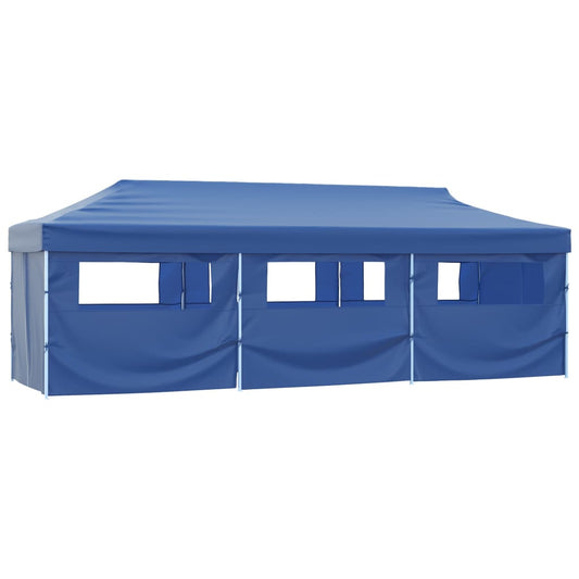 vidaXL Partytent | Blue | 600D oxford with PVC coating, powder-coated steel