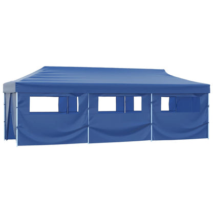 vidaXL Partytent | Blue | 600D oxford with PVC coating, powder-coated steel