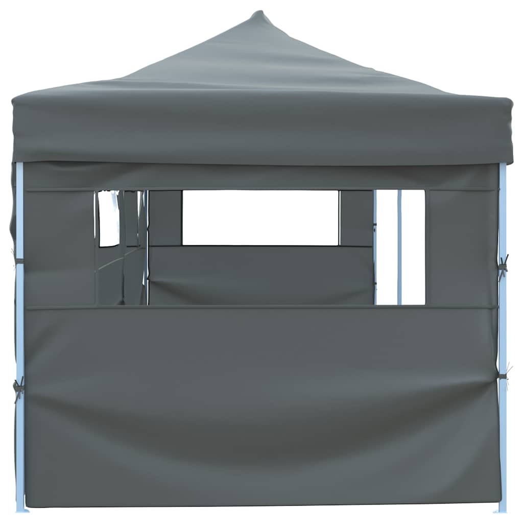 vidaXL Folding Pop-up Party Tent with 5 Sidewalls 870x291x315 cm Anthracite