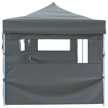 vidaXL Folding Pop-up Party Tent with 5 Sidewalls 870x291x315 cm Anthracite