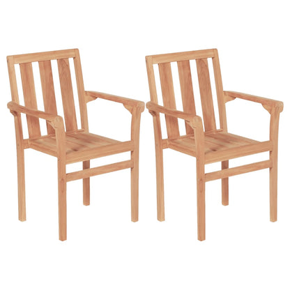 vidaXL Dining Set | natural teak
