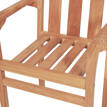 vidaXL 3 Piece Bistro Set Solid Teak