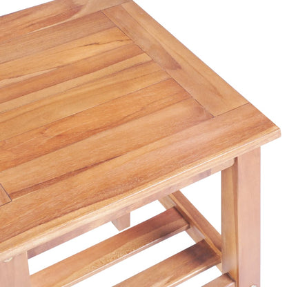 vidaXL Dining Set | natural teak
