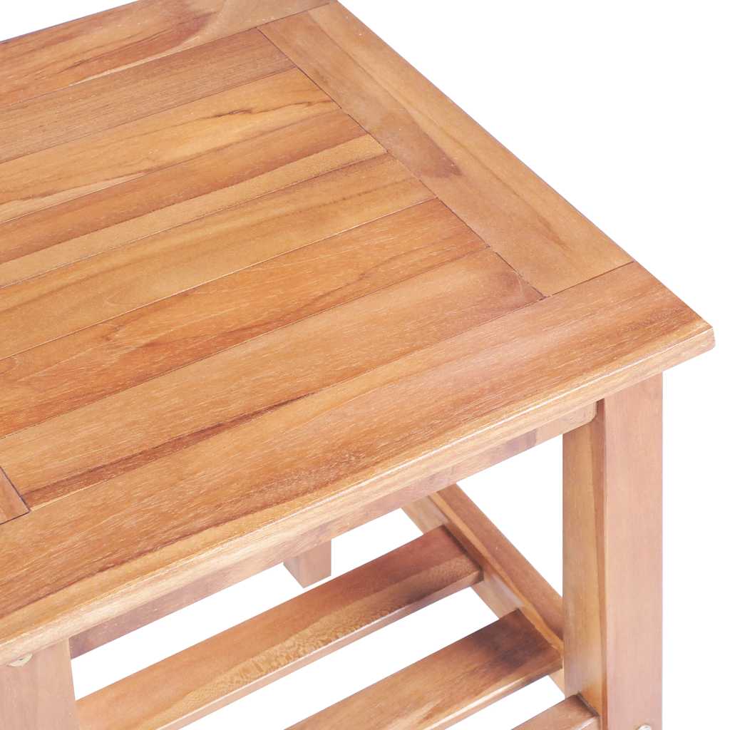 vidaXL 3 Piece Bistro Set Solid Teak