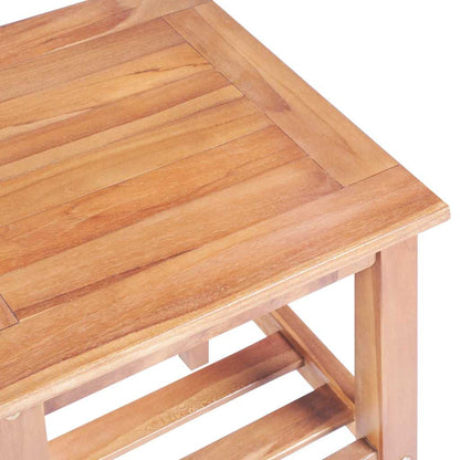 vidaXL 3 Piece Bistro Set Solid Teak
