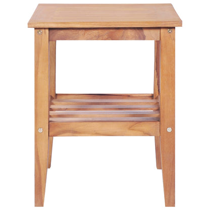 vidaXL Coffee Table 40x40x50 cm Square Solid Teak