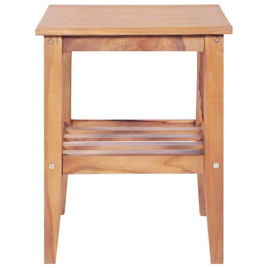 vidaXL Coffee Table 40x40x50 cm Square Solid Teak
