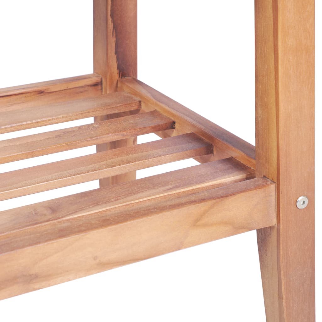 vidaXL Coffee Table 40x40x50 cm Square Solid Teak