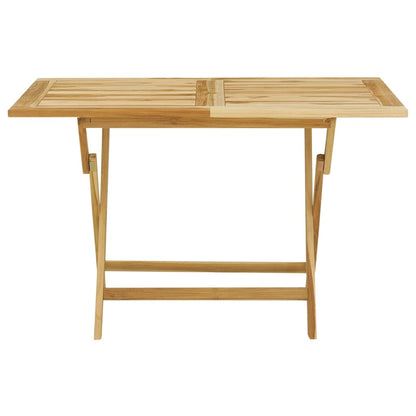 vidaXL Garden Dining Set | Teak | Fine sanded teak hardwood | Medium | Foldable
