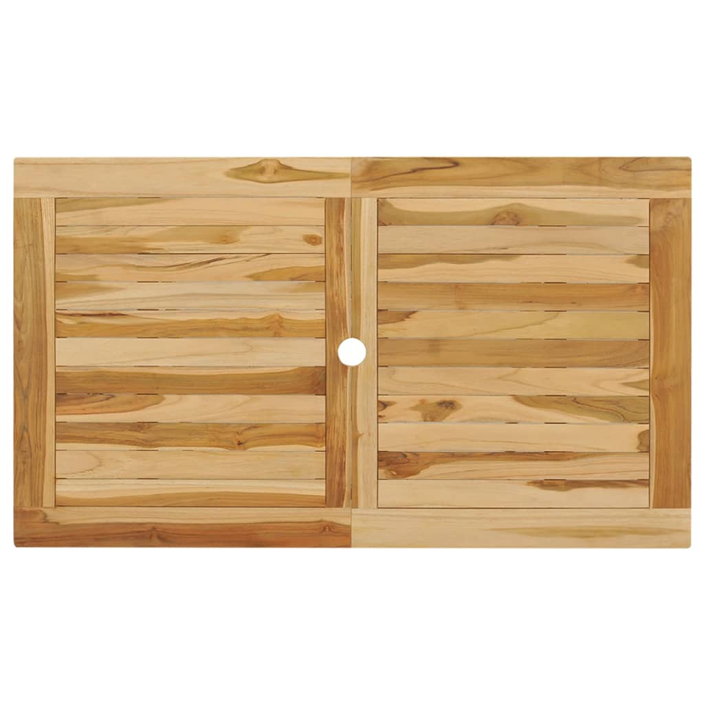 vidaXL Garden Dining Set | Teak | Fine sanded teak hardwood | Medium | Foldable
